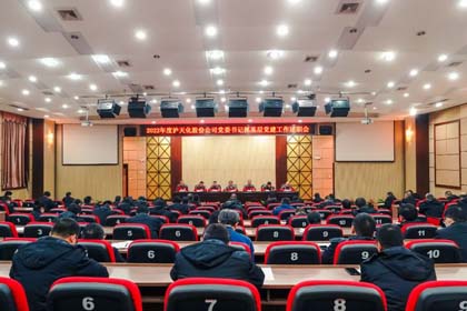 瀘天化股份公司召開(kāi)2022年度黨委書(shū)記抓基層黨建工作述職暨領(lǐng)導班子和領(lǐng)導人員考核工作會(huì )